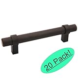 Cosmas ® 161 – 4orb Oil Rubbed Bronze Contemporaryバーキャビネットハンドルプル – 4 "穴中心 – 20パック