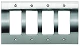 Atlas Homewares PHPQR-BRN Zephyr 4-7/8-by-8-5/8-Inch Quad Rocker, Brushed Nickel [並行輸入品]