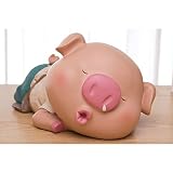 Wukong Cartoon Sleeping貯金箱かわいい樹脂Moneyセーバー動物Figurines装飾