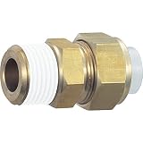 TRUSCO(トラスコ) クイックシール継手 コネクタ φ8X6 呼びR1/4 TS-8X6-02C
