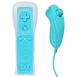 Kycola SL10 2in1 Wii Controller Built in Motion Plus Remote and Nunchuck Controller for Wii + Protec