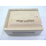 マルシン漁具 桐エサ箱 スライド式 M