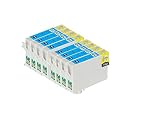 【Ecolink】EPSON エプソン IC6CL50対応 ICC50 シアン 単品8個セット IC50系 互換インクカートリッジ