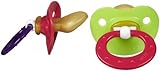 Nuk Juicy Pacifier - Exerciser - Size 3 - 2 Pk - Girl by NUK [並行輸入品]