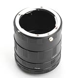 (バシュポ) Pixco マクロエクステンションチューブ ニコンFカメラ対応 D5300 D610 D7100