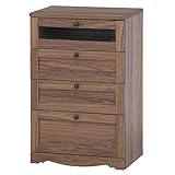 不二貿易 チェスト ローリー 幅58×奥行39.5×高さ90cm ブラウン 98253