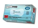 Hourglass HandPRO AQUA1900 Nitrile Ambidextrous Industrial Glove Beaded Cuff Powder Free 240mm Lengt