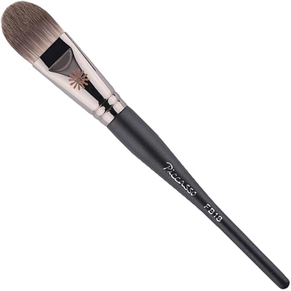 Amazon.co.jp: ジアン ファンデーションブラシ 短毛 平ブラシ