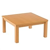 山善(YAMAZEN) 工具いらず 簡単組み立て こたつ 「ラクこた」(60cm正方形) ナチュラル RAKU-60(NA)