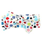 Perfk 子供　女の子　ヘアバンド　カチューシャ　ドット　カラフル　かわいい　道具