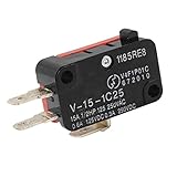Myoffice ミニV-15-1C25オートメーションSPDTピンボタンマイクロスイッチ