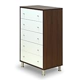 arne 5段 チェスト BOSS 60-5 （ブラウン×ホワイト）