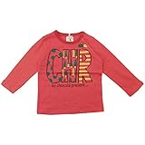 【秋冬物】 chocola(ショコラ) 天竺長袖Tシャツ 90cm/ブライトレッド NO.CH-1512-18001