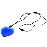 MyBoo Autism/Sensory/Teething Chewable Heart Gem Pendant - Blue by MyBoo