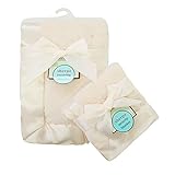 American Baby Company Ultra Soft and Cuddly Sherpa Blanket Set, Ecru by American Baby Company