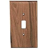 Sierra Lifestyles Traditional Switch Plate, 1 Toggle, Rustic Switch Plate Hickory by Sierra Lifestyl