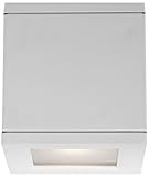 WAC Lighting WS-W2505-WT Rubix LED Outdoor Up and Down Wall Light Fixture, One Size, White [並行輸入品]