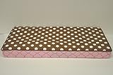 Butterflies pink/chocolate Changing Pad Cover