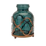 IMAX 20268 Marla Quadre Foil Oversized Vase [並行輸入品]