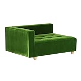 arne ベンチソファ ベンチ イス 背もたれ 肘掛け 片肘付き コーナーソファー Baggy DX-R 3×4 モケット グリーン