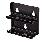 パール金属 ラップ ホルダー 2段 ブラック マグネット付 モチーフ 日本製 HB-1113