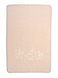 NaturaPura Organic Cotton Blanket, Bunnies & Flowers by NaturaPura of Portugal