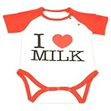 《I LOVE MILK》ベイビーロンパース ベビー/赤ちゃん服通販 【60cm】