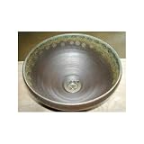 真山窯　陶芸手洗い鉢　 灰釉点紋 24cm 小