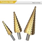 3ピース/セットhssステップコーン金属ドリルビット4-12/4-20/4-32ミリメートル穴カッター電動工具アクセサリー木工薄い金属