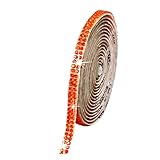 ラインストーンテープ 自粘着 キラキラ デコシール 幅4.5mm 2列 オレンジ 長さ90cm DIY用 多列 幅4.5mm〜18mm NANDELMO ND-0180-R04-OR-4.5mm-2L