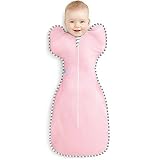 Love to dream Baby Swaddle Pink Medium 6/8kgs by Love to dream