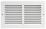 speedi-grille sg-106 Rag 10-inch by 6-inchホワイトReturn Air Ventグリルwith固定ブレード