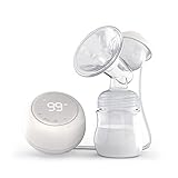 WAYONE さく乳器 電動搾乳器 催乳 搾乳ダブルモード 搾乳機 9段階吸引圧調節 LEDタッチパネル 片手で簡単操作 静音 軽量 (ホワイト)