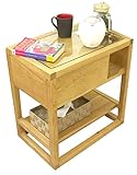 LOGU　サイドテーブル　引出付き　オーク　30ST