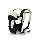 SONARIN新しい安全で快適、強化バックバック、人間工学に基づいたオールシーズン多機能通気性ベビーキャリア、成長のチャイルド、様々な場所、最高の赤ちゃんのギフト（ベージュ）