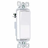 Legrand-Pass & Seymour TM870WSLCC10 Trademaster Decorator Illuminated Switch, Single Pole, 15-Amp 12