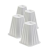 honey-can-do sto-01006スタッカブルベッドRisers 4 -パックホワイト新しい Glossy Exclusive Paper