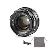 7artisans 35mm F1.2 APS-C マニュアルフォーカス プライム固定レンズ コンパクトミラーレスカメラ M4/3マウント Panasonic G1 G2 G3 G4 G5 G6 G7 GF1 GF2 GF3 GF5 (ブラック)