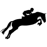 Horseback Riding壁デカールステッカー1 – デカールステッカーと壁画子供少年少女の部屋、寝室。Horse Riding Racing壁アートの装飾、ホーム装飾 – Equestrian