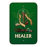 Healer Cleric RPG MmorpgクラスRole Playing GameホームビジネスオフィスSign 6" x 9" SIGN.WOOD.9X6.Z000388_8