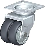 Blickle LDA-TPA 50K-FK Swivel Caster, 1.97 Wheel Diameter, 176 lb. Load Capacity by Blickle