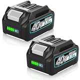 Boetpcr 互換 マキタ 40v バッテリー BL4025 2500mAh 2個付き ハイパワー マキタ 40Vmax バッテリー BL4040 BL4050 BL4080に互換可能 LEDランプ残量表示 大型基板搭載 多数保護 高耐久性 PSE CE認証取得済み