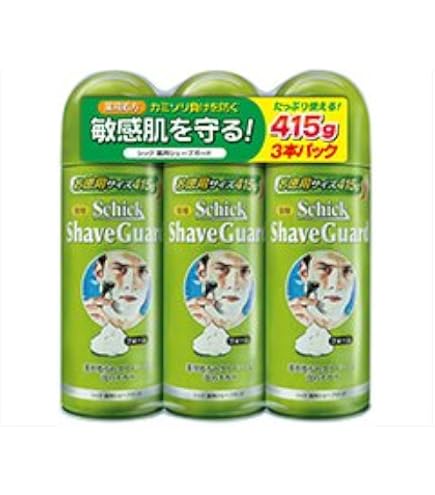Amazon.co.jp: shick シック 薬用シェーブガード お徳用サイズ415g×3