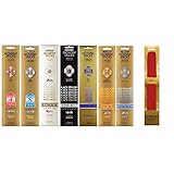 ガーネッシュ インセンス スティック（ お香 B） 7つの香り ＋バーナーRED（ お香立て 赤 ）GONESH STICK 7PCS+BUENER STARTING SET B (NO.4 NO.8 BLACK STINGER WHITE MUSK VIOLET DREAMCICLE NAG CHAMPA)