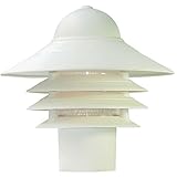 Acclaim 87TW Mariner Collection 1-Light Post Mount Outdoor Light Fixture, Textured White by Acclaim