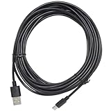 KAUMO USB Type-C 電源ケーブル 電源専用コード (Type-C/Type-A) ブラック 7m