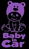 【全16色】Baby in car sticker Original-1(BIC-O-1)ベイビー イン カー ステッカー/サイン/オリジナル カー ステッカー/Car/車用/シール/ Vinyl/D