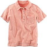 Carter's(カーターズ) サンウォッシュジャージポロ オレンジ トップス半袖シャツ 6ヶ月【並行輸入】