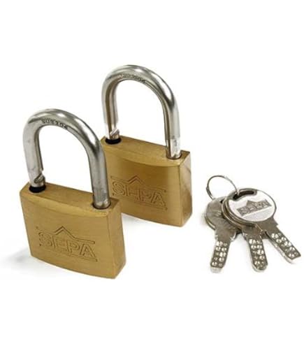 Amazon | ハイロジック ディンプル南京錠 30ミリ 同一鍵3個 5本キー G