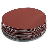 Kitoola 25Pcs 6 インチ600/1000/1500/2000/3000 粒サンダーディスクサンドペーパー研磨ツール